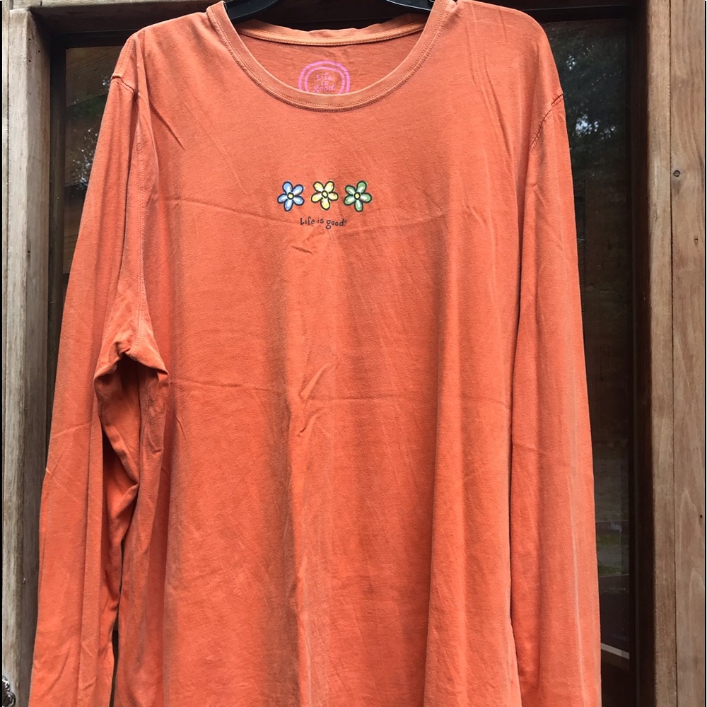 Life is Good long sleeve shirt womens